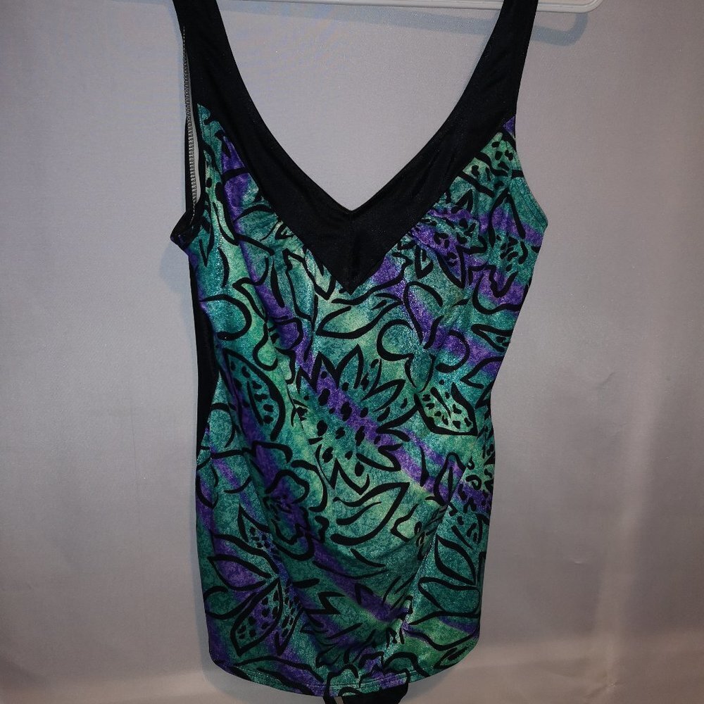 Christina Ladies Size 22W 1 Piece Made in Canada Bathing Suit